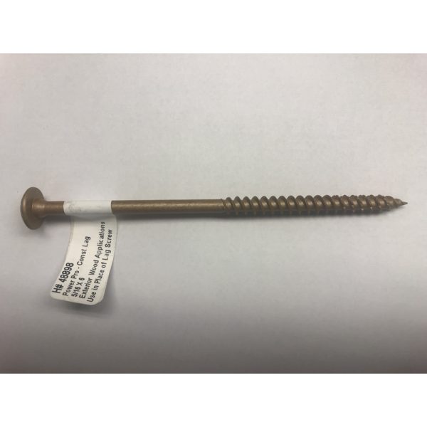 Hillman Power Pro 5/16 in. X 6 in. L Star Steel Lag Screw 1 pk