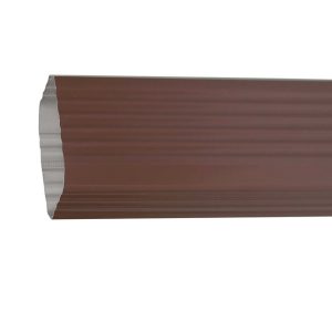 Amerimax 3 in. H X 4 in. W X 120 in. L Brown Aluminum K Downspout