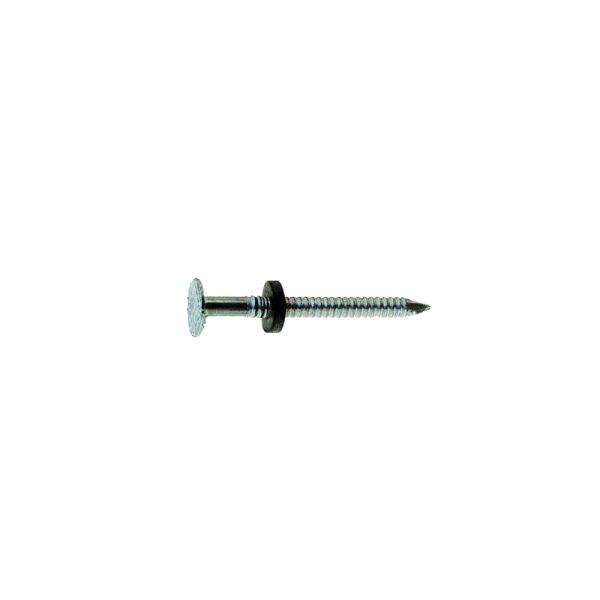 Grip-Rite 1-3/4 in. Roofing Electro-Galvanized Steel Nail Flat Head 1 lb