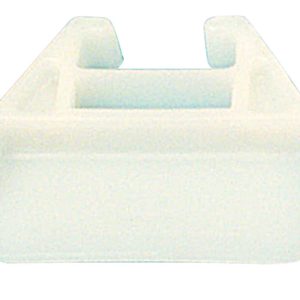 Prime-Line 1-1/8 in. L Polyethylene Center Guide Drawer Track Guide 1 pk