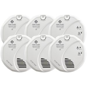 First Alert Hard-Wired w/Battery Back-up Photoelectric Smoke and Carbon Monoxide Detector