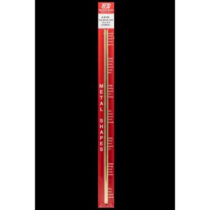 K&S 1/4 in. D X 12 in. L Round Brass Tube 1 pk