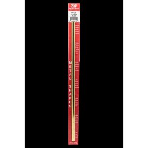 K&S 3/8 in. D X 12 in. L Round Brass Tube 1 pk