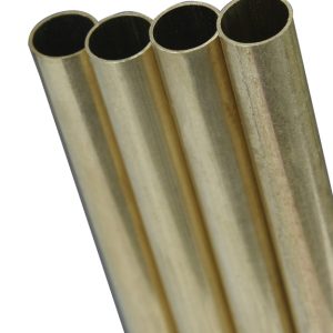 K&S 13/32 in. D X 12 in. L Round Brass Tube 1 pk