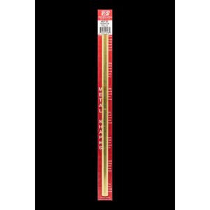 K&S 15/32 in. D X 12 in. L Round Brass Tube 1 pk