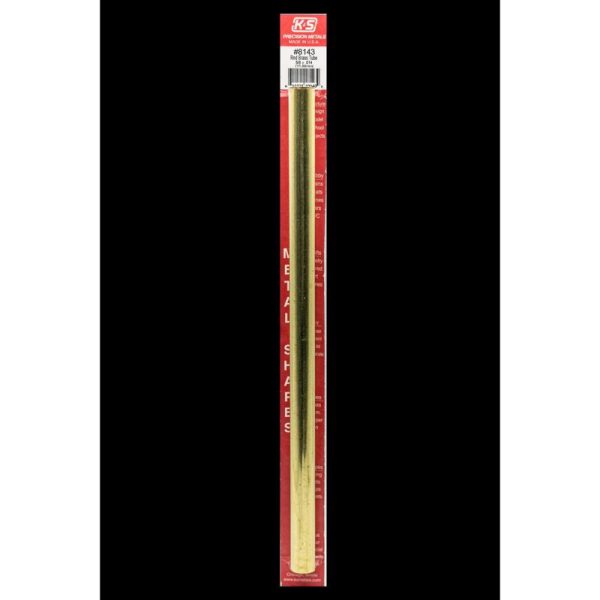 K&S 5/8 in. D X 12 in. L Round Brass Tube 1 pk