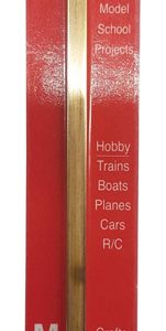 K&S 3/16 in. W X 12 in. L Square Brass Tube 1 pk