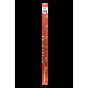 K&S 1/4 in. W X 12 in. L Square Brass Tube 1 pk