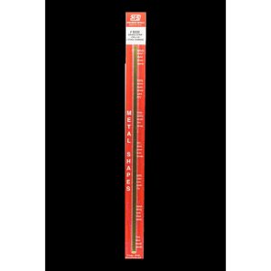 K&S 0.016 in. X 1/4 in. W X 12 in. L Brass Metal Strip