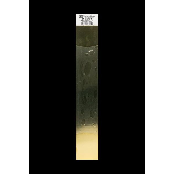K&S 0.016 in. X 2 in. W X 12 in. L Brass Metal Strip