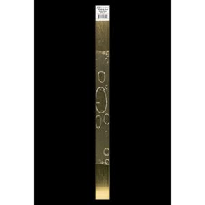 K&S 0.032 in. X 1 in. W X 12 in. L Brass Metal Strips