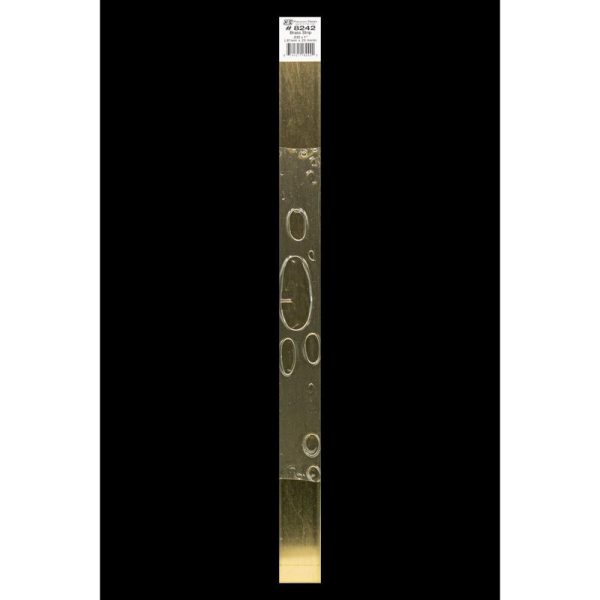 K&S 0.032 in. X 1 in. W X 12 in. L Brass Metal Strips