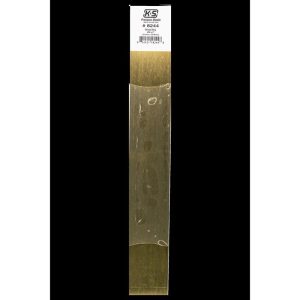 K&S 0.032 in. X 2 in. W X 12 in. L Brass Metal Strip