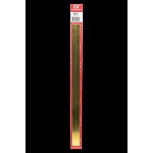 K&S 0.064 in. X 3/4 in. W X 12 in. L Brass Metal Strip