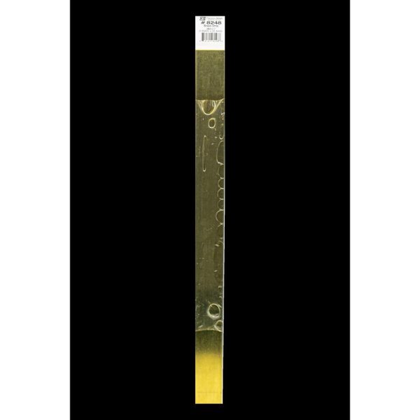 K&S 0.064 in. X 1 in. W X 12 in. L Brass Metal Strip