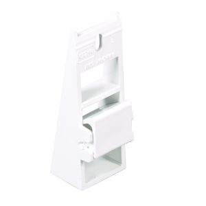 Amerimax 11 in. H X 8 in. W X 7 in. L White Vinyl Fascia Fixer