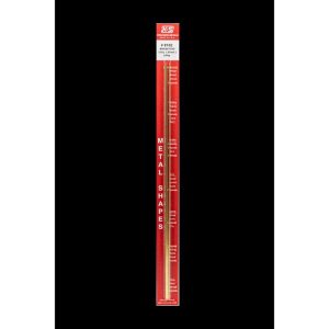 K&S 3/16 in. W X 12 in. L Rectangular Brass Tube 1 pk
