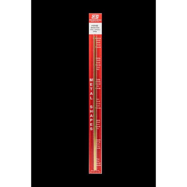 K&S 3/16 in. W X 12 in. L Rectangular Brass Tube 1 pk