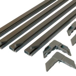 Prime-Line Bronze Aluminum 5/16 in. W X 3/4 in. L Screen Frame Kit 1 pk