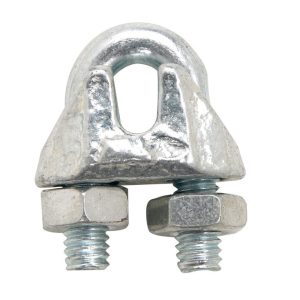 Campbell Electrogalvanized Malleable Iron Wire Rope Clip 7/8 in. L