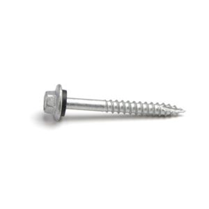 Grip-Rite Pro-Twist No. 9 Sizes X 1 in. L Hex Round Washer Head Sheet Metal Screws 40 pk