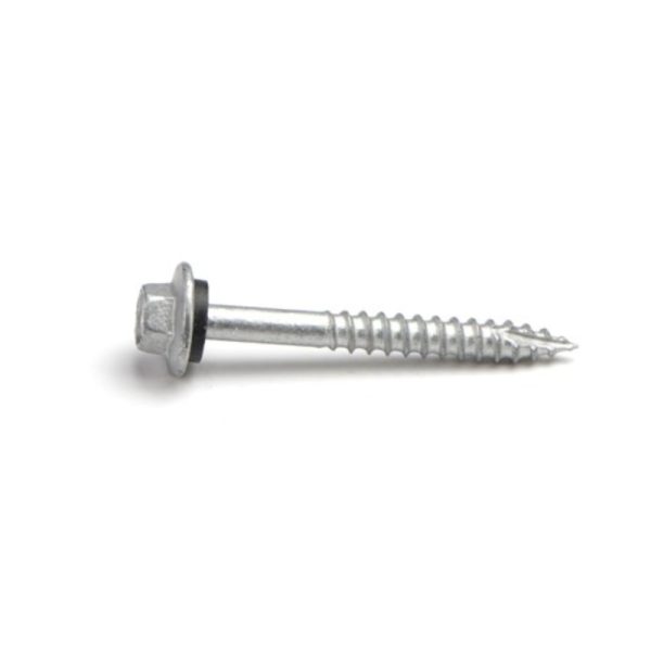 Grip-Rite Pro-Twist No. 9 Sizes X 1 in. L Hex Round Washer Head Sheet Metal Screws 40 pk
