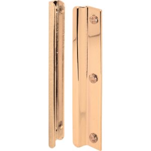 Prime-Line 6 in. H X 6 in. L Brass-Plated Steel Latch Guard