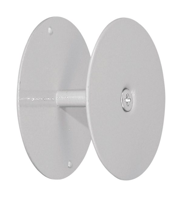 Prime-Line Gray Steel Hole Filler Plate 1 pk