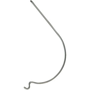 Monkey Hook Flush-Mount Galvanized Silver Picture Hanger 10 lb 4 pk