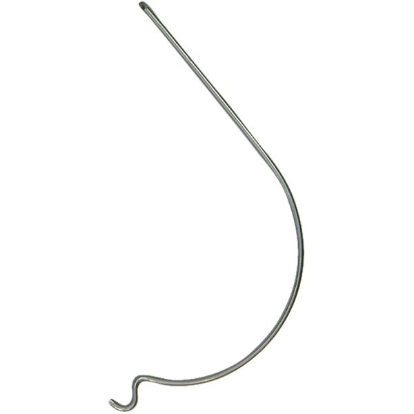 Monkey Hook Flush-Mount Galvanized Silver Picture Hanger 10 lb 4 pk