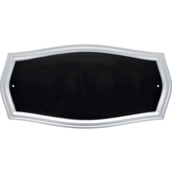 Hillman Distinctions Black Die-Cast Zinc Heritage Address Plate