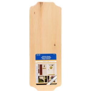 Hillman Natural Wood Rectangle Address Plate