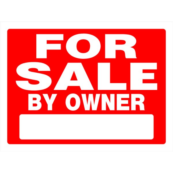 Hillman English Red For Sale Sign 18 in. H X 24 in. W