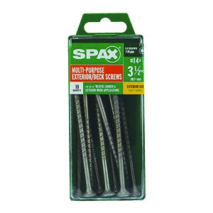 Spax No. 14 X 3-1/2 in. L Star Flat Head Deck Screws 10 pk