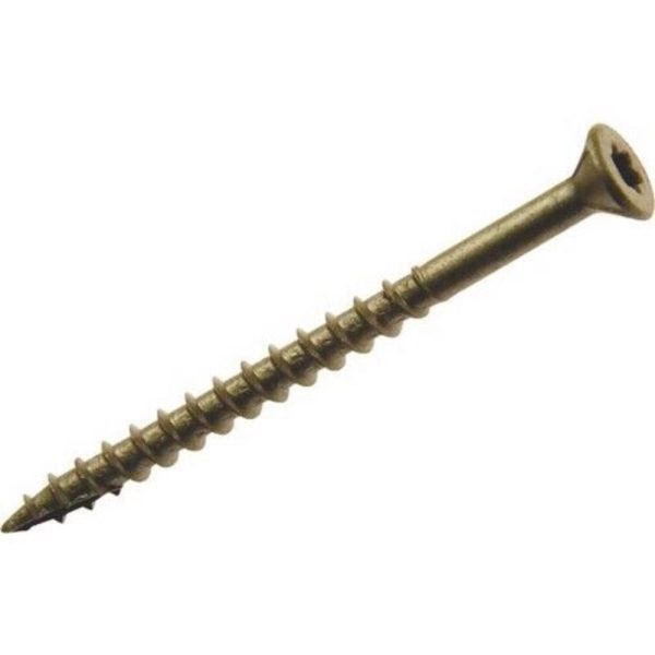 Grip-Rite PrimeGuard Plus No. 9 wire X 2 in. L Star Flat Head Deck Screws 5 lb