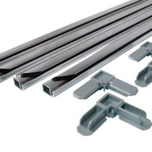 Prime-Line Mill Aluminum 5/16 in. W X 3/4 in. L Screen Frame Kit 1 pk
