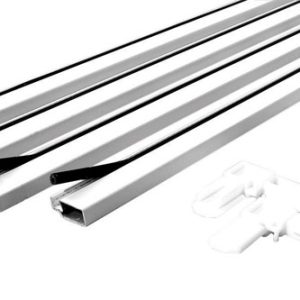 Prime-Line White Aluminum 5/16 in. W X 3/4 in. L Screen Frame Kit 1 pk