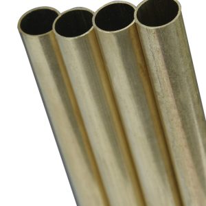 K&S 11/32 in. D X 36 in. L Round Brass Tube 1 pk