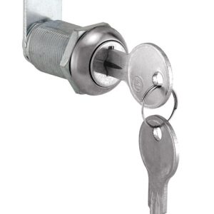 Prime-Line Chrome Silver Stainless Steel Cabinet/Drawer Lock