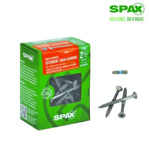 Spax No. 14 X 2-1/2 in. L Star Flat Head Multi-Purpose Screws 1 lb