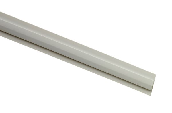 Sequentia Crane Composites .10 in. H X 96 in. L Prefinished White Polypropylene Molding