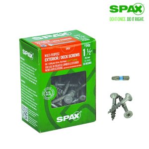 Spax No. 14 X 1-1/2 in. L Star Flat Head Multi-Purpose Screws 1 lb