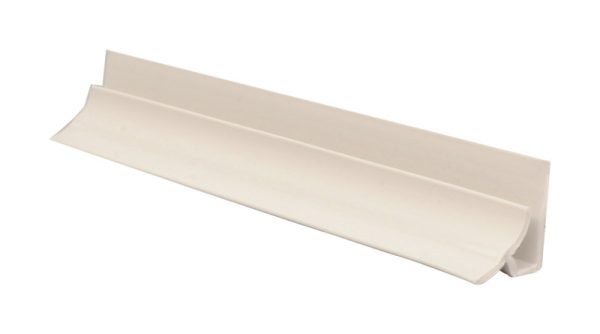 Sequentia Crane Composites .10 in. H X 96 in. L Prefinished White Polypropylene Molding