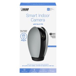 Feit Electric Plug-in Indoor Gray Wi-Fi Security Camera