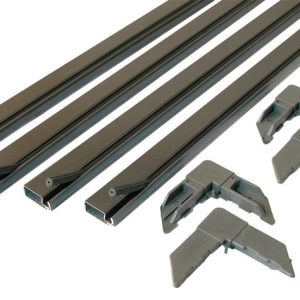 Prime-Line Bronze Aluminum 5/16 in. W X 3/4 in. L Screen Frame Kit 1 pk