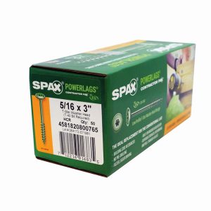 Spax Powerlags 3 in. L T-40 Washer Head Construction Screws 50 pk