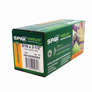 Spax Powerlags 3-1/2 in. L Star Washer Head Construction Screws 50 pk