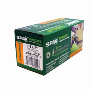 Spax Powerlags 5 in. L Washer Head Construction Screws 50 pk