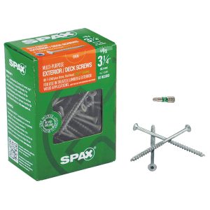 Spax 3 1/4 in. L Flat Head Multi-Purpose Screws 1 lb 83 pk