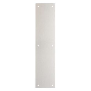 Brinks 15 in. L Satin Aluminum Push Plate